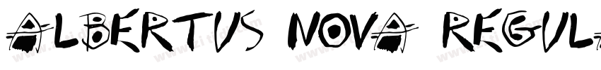 Albertus Nova Regula字体转换